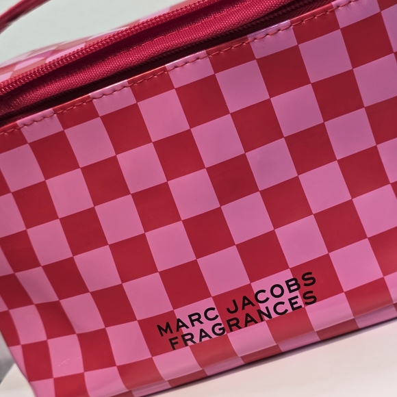 Marc Jacobs Pink Checkered Cosmetic Bag - Picture 6 of 6